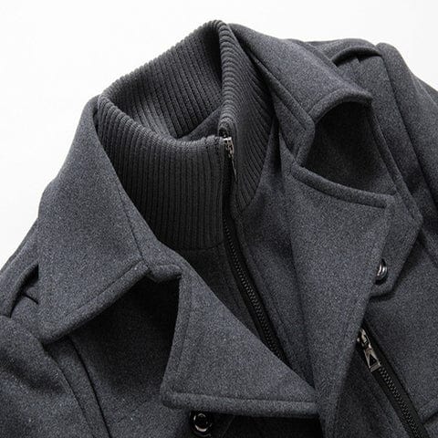 Peaky Blinders Coat Homme | Manteau en Laine Élégant et Coupe Moderne