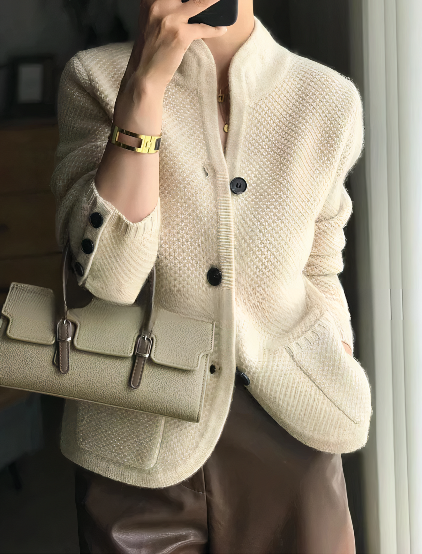 Cardigan Femme Décontracté | Tricot Chic à Boutons