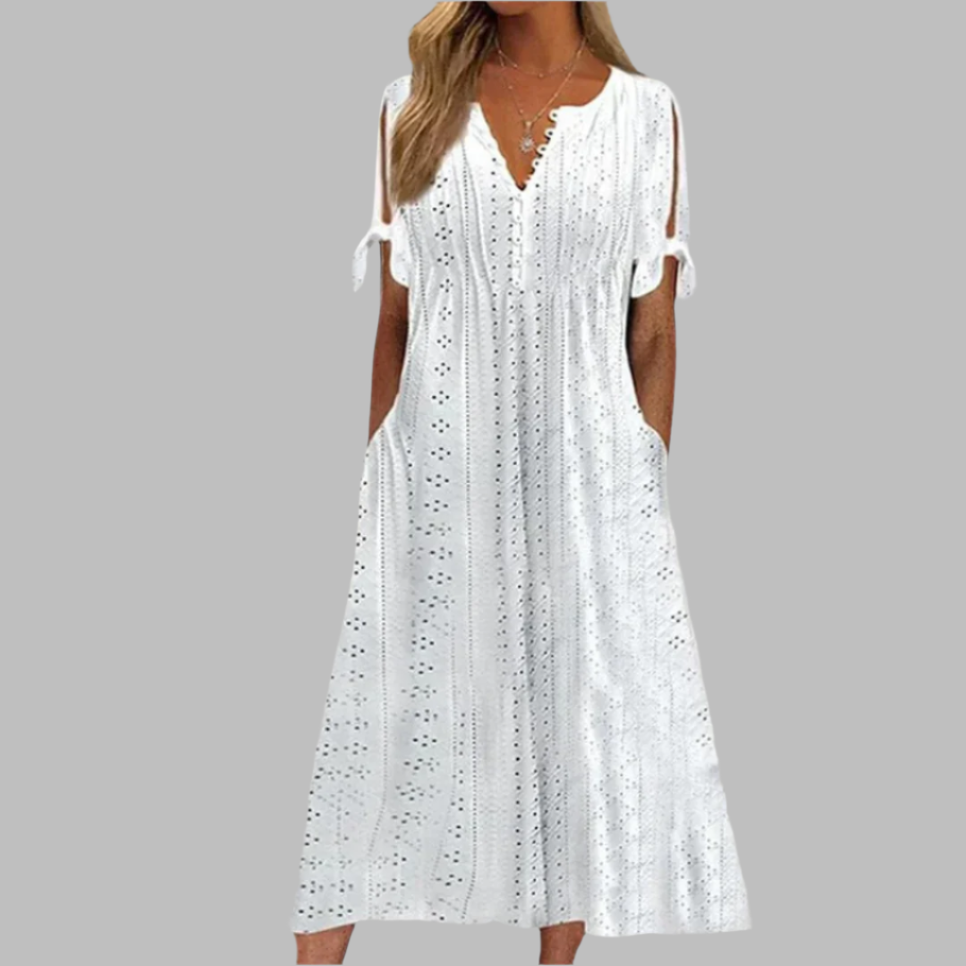 Robe Midi Bohème Élégante – Style Féminin & Confort Léger
