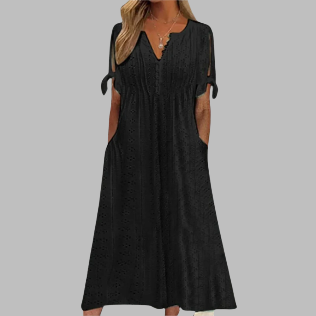 Robe Midi Bohème Élégante – Style Féminin & Confort Léger