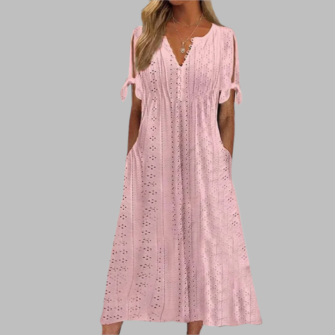 Robe Midi Bohème Élégante – Style Féminin & Confort Léger