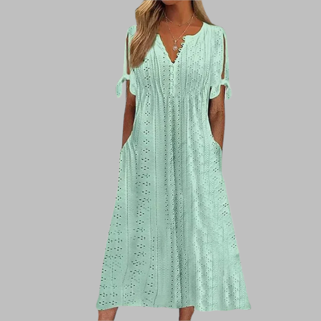 Robe Midi Bohème Élégante – Style Féminin & Confort Léger
