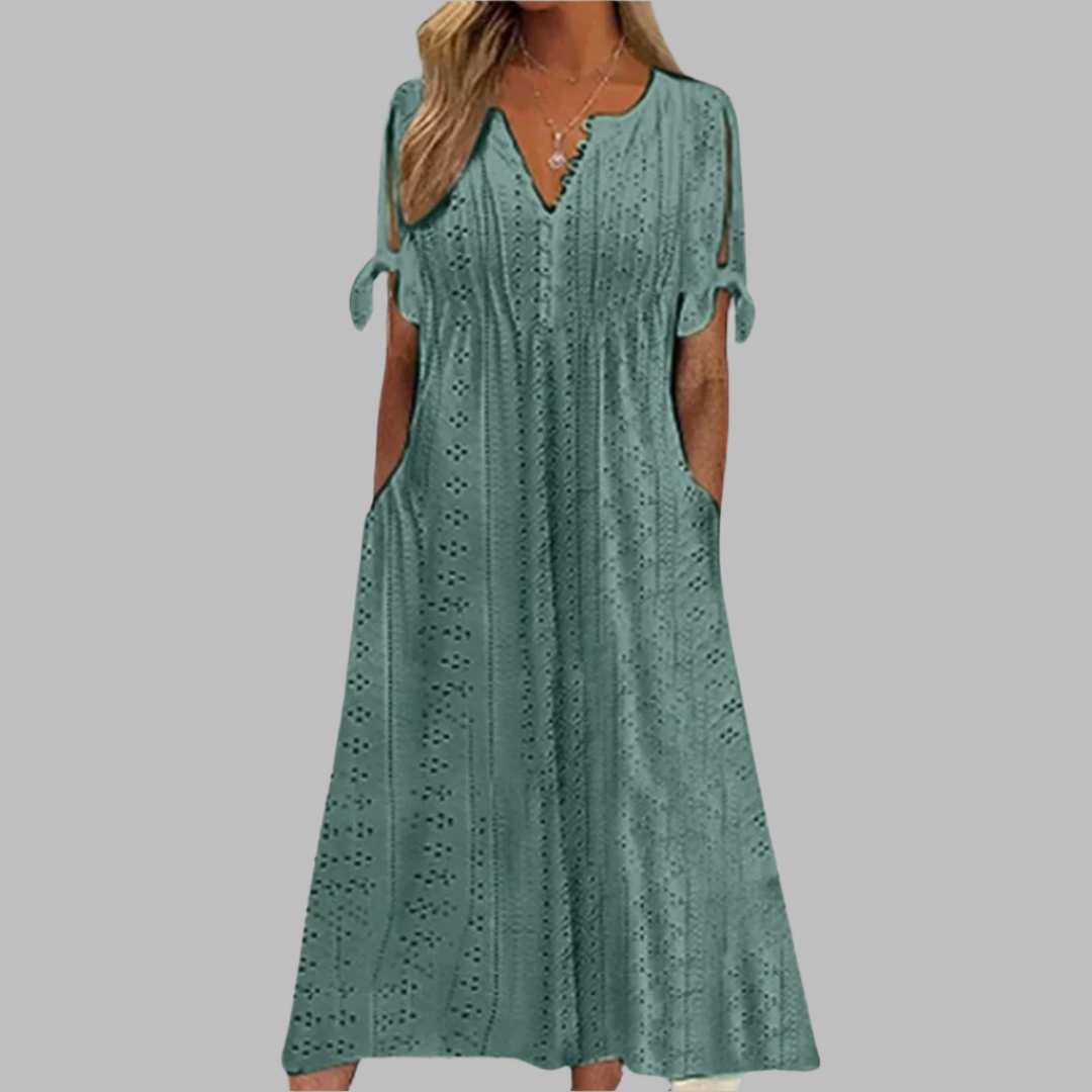 Robe Midi Bohème Élégante – Style Féminin & Confort Léger