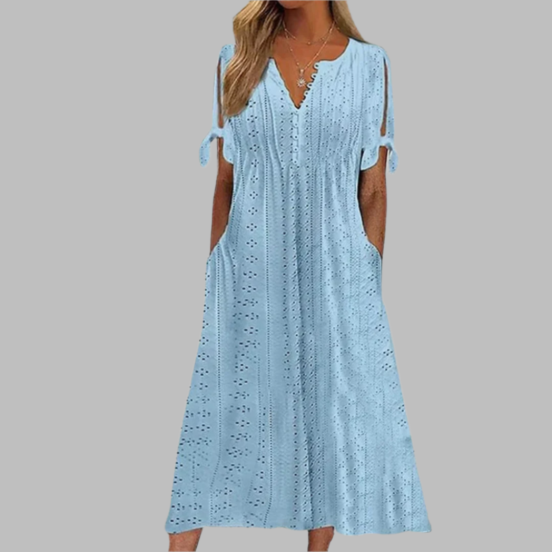 Robe Midi Bohème Élégante – Style Féminin & Confort Léger