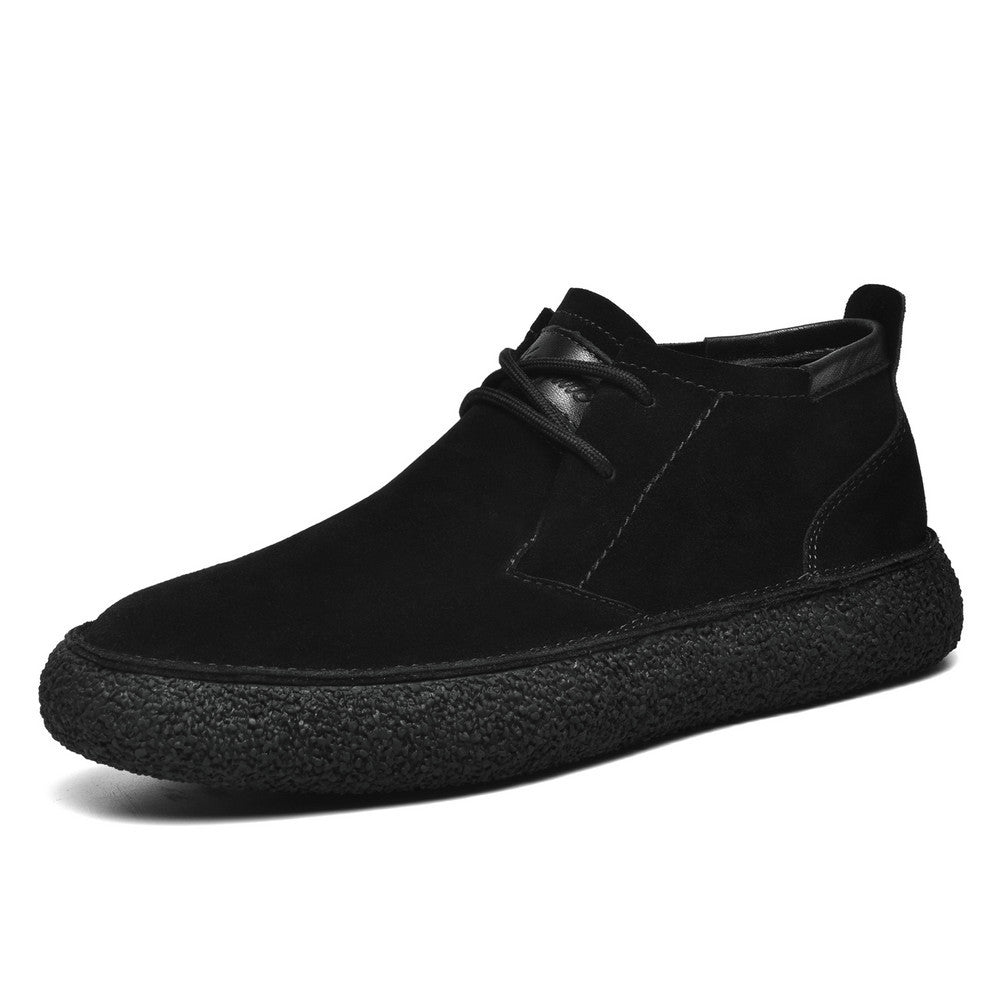 Chaussures de loisirs décontractées pour homme avec semelle structurée — confort urbain quotidien