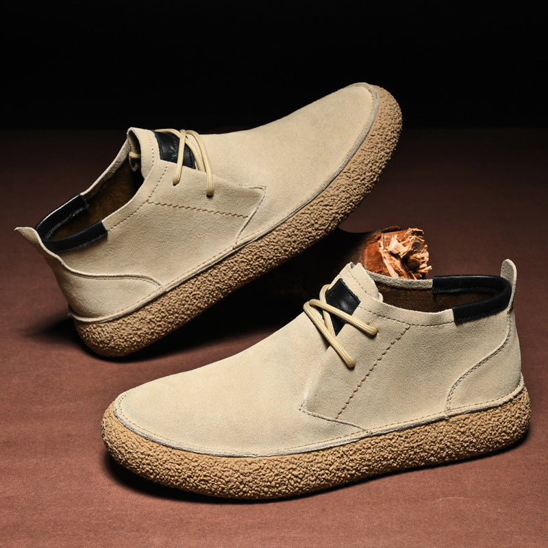 Chaussures de loisirs décontractées pour homme avec semelle structurée — confort urbain quotidien