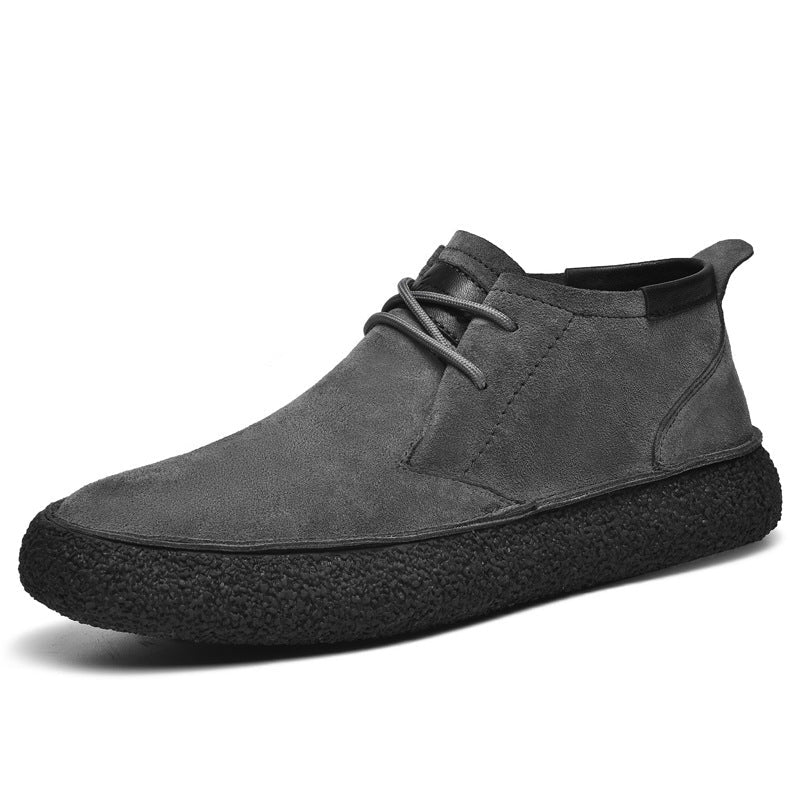 Chaussures de loisirs décontractées pour homme avec semelle structurée — confort urbain quotidien