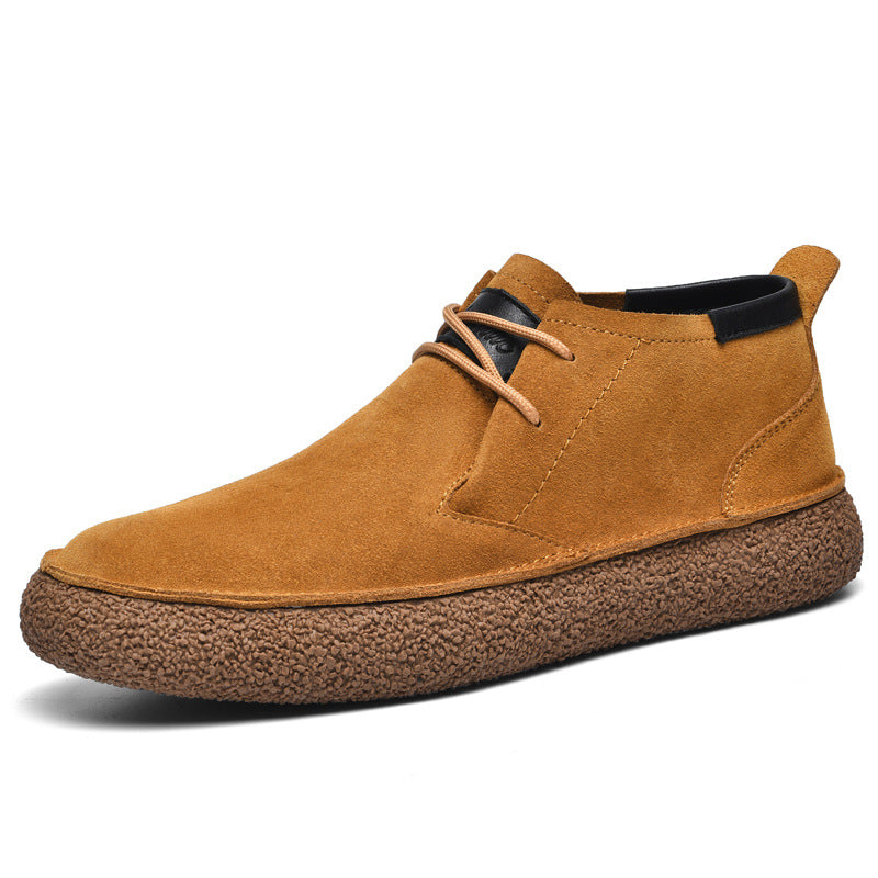 Chaussures de loisirs décontractées pour homme avec semelle structurée — confort urbain quotidien