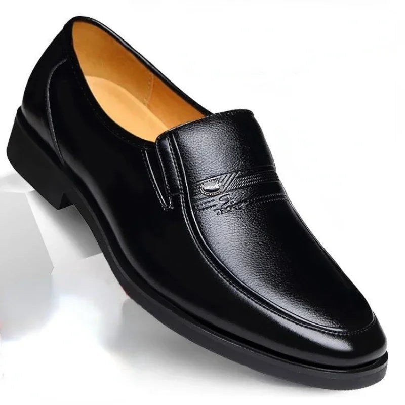 Penny Loafers Homme | Mocassins Habillés Vernis à Enfiler