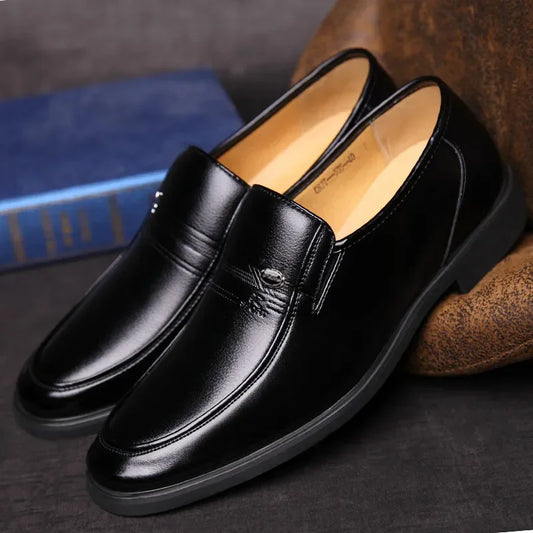 Penny Loafers Homme | Mocassins Habillés Vernis à Enfiler