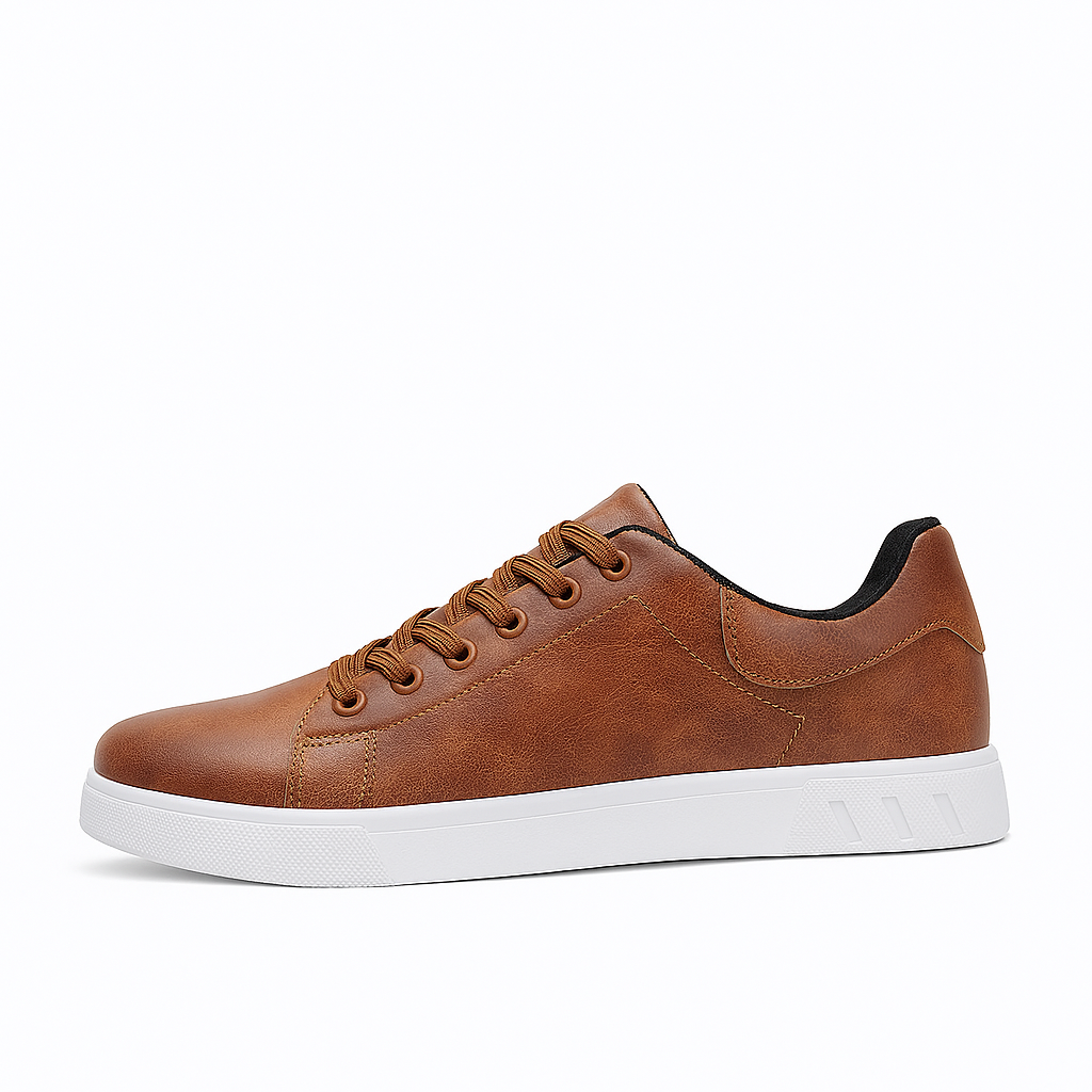 Modern Sneaker Homme | Baskets Casual à Lacets & Semelle Blanche