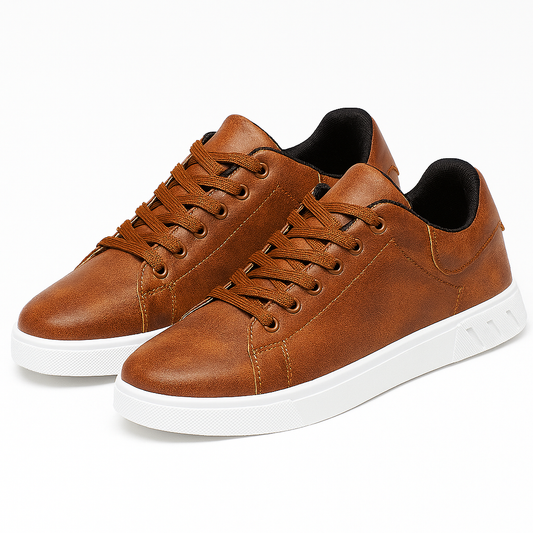 Modern Sneaker Homme | Baskets Casual à Lacets & Semelle Blanche