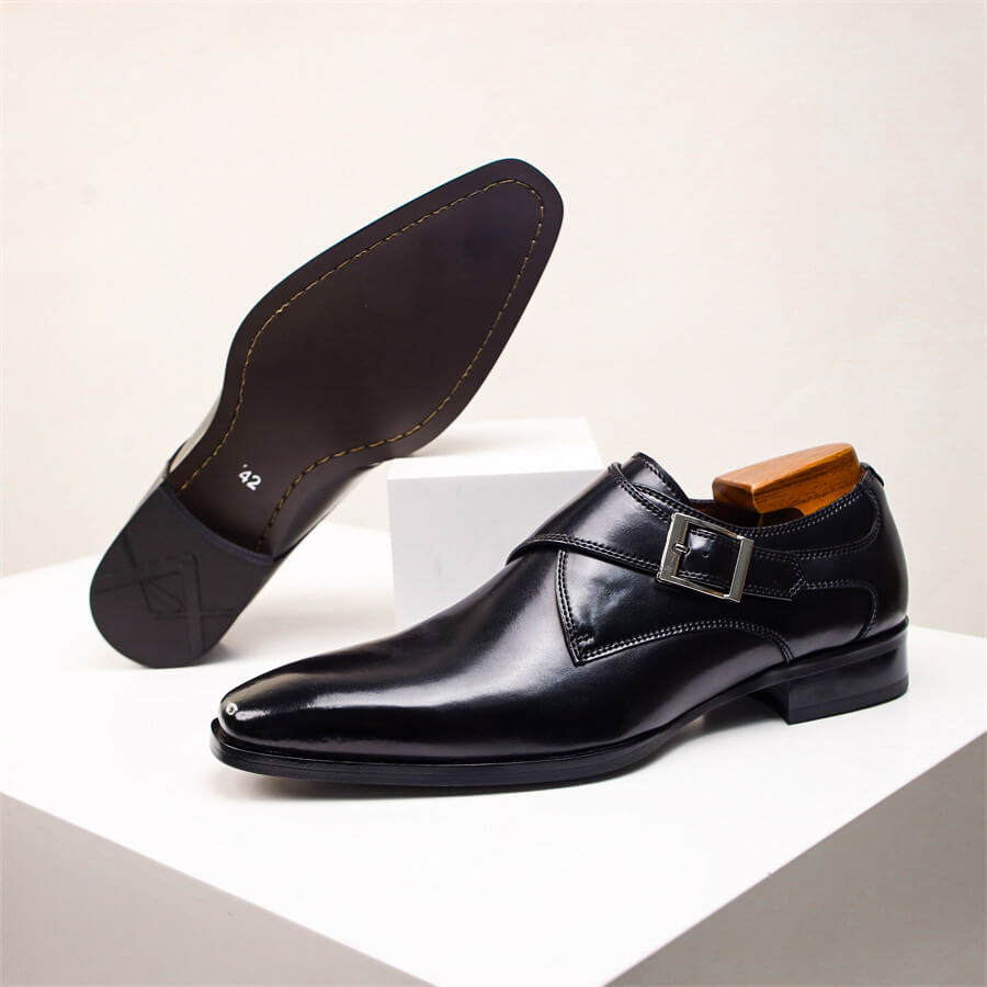 Monk Strap Homme | Chaussures Habillées à Boucle Classique