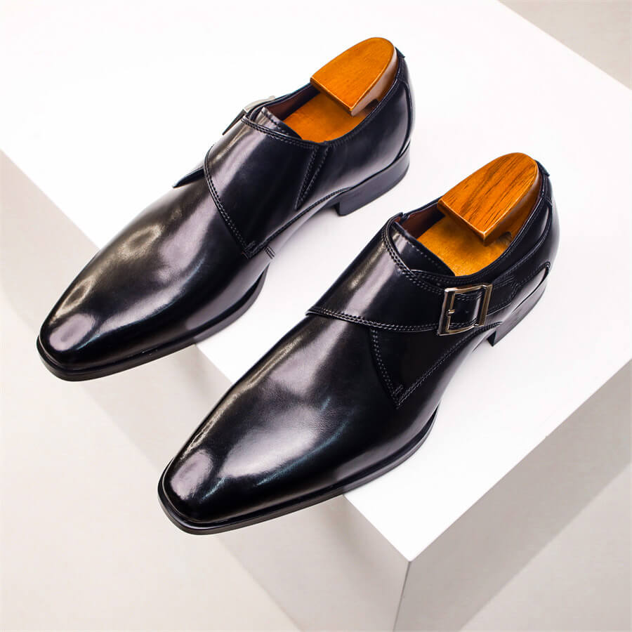 Monk Strap Homme | Chaussures Habillées à Boucle Classique