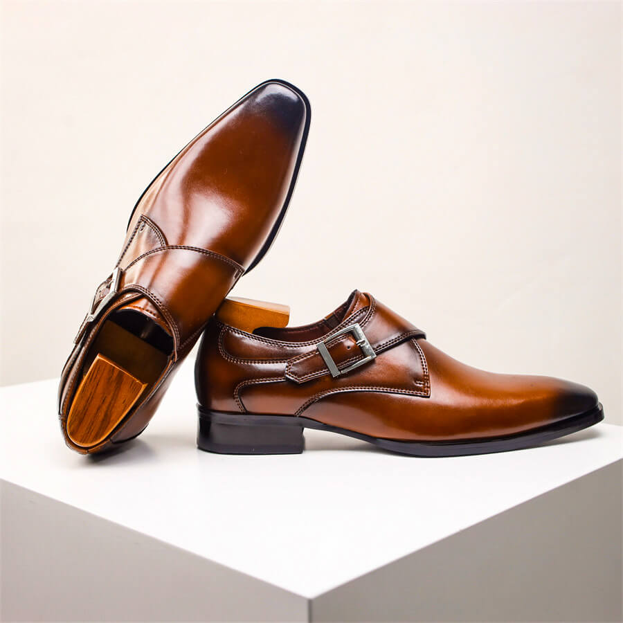 Monk Strap Homme | Chaussures Habillées à Boucle Classique