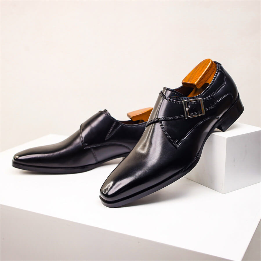 Monk Strap Homme | Chaussures Habillées à Boucle Classique