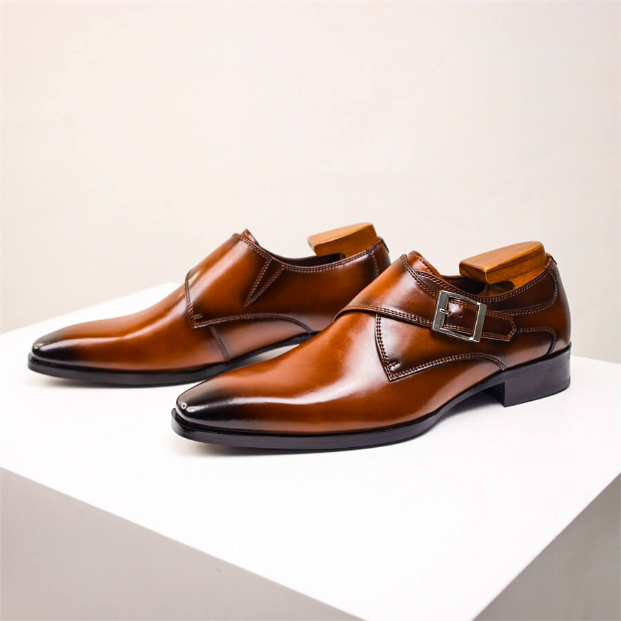 Monk Strap Homme | Chaussures Habillées à Boucle Classique