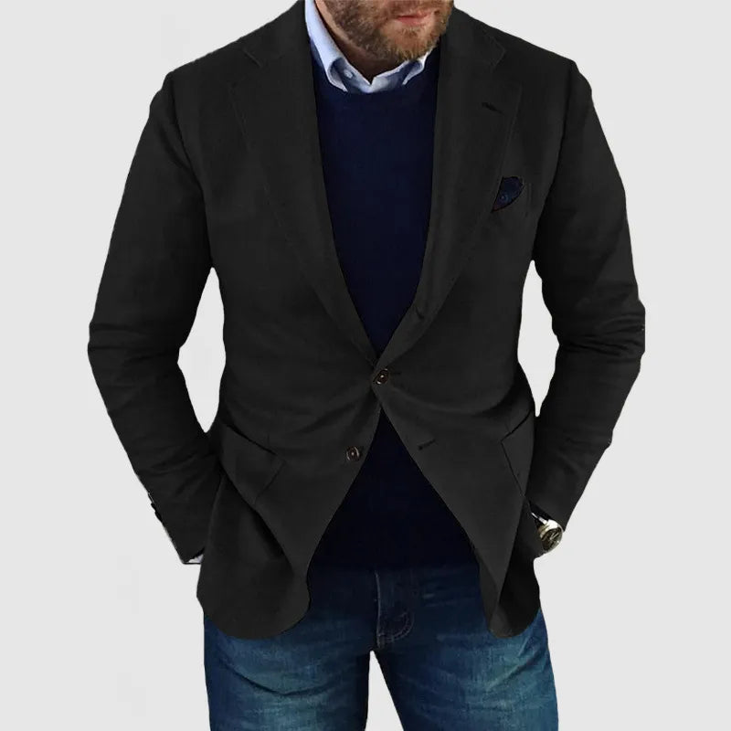 Blazer Casual Tailored pour Homme | Élégance Décontractée à Deux Boutons
