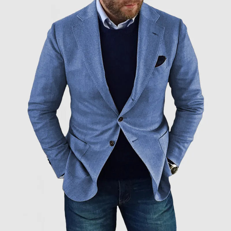 Blazer Casual Tailored pour Homme | Élégance Décontractée à Deux Boutons