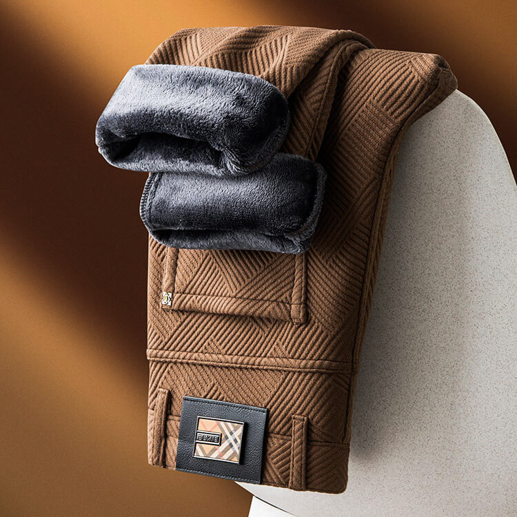 Textured Trousers Homme | Pantalon Texturé à Motif Géométrique
