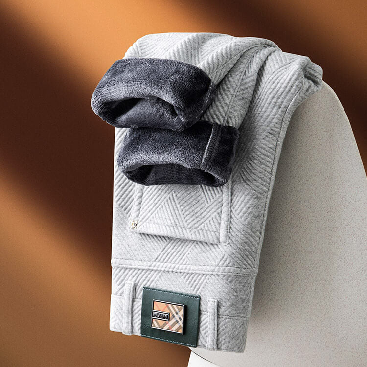 Textured Trousers Homme | Pantalon Texturé à Motif Géométrique