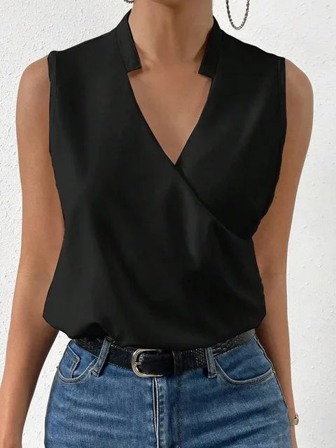Top Élégant Sans Manches – Style Estival & Élégance Féminine
