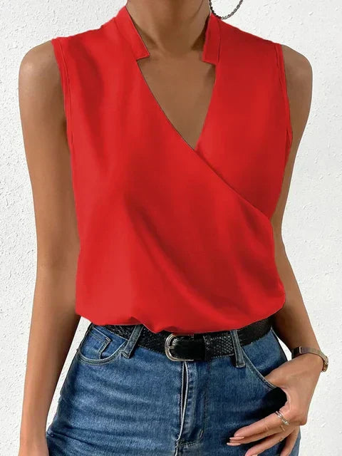 Top Élégant Sans Manches – Style Estival & Élégance Féminine