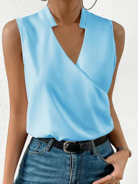 Top Élégant Sans Manches – Style Estival & Élégance Féminine