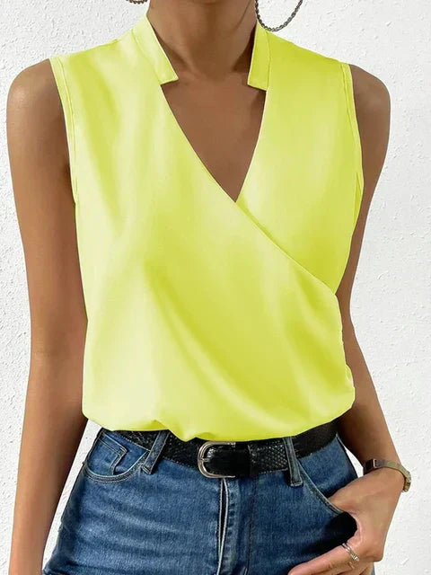 Top Élégant Sans Manches – Style Estival & Élégance Féminine