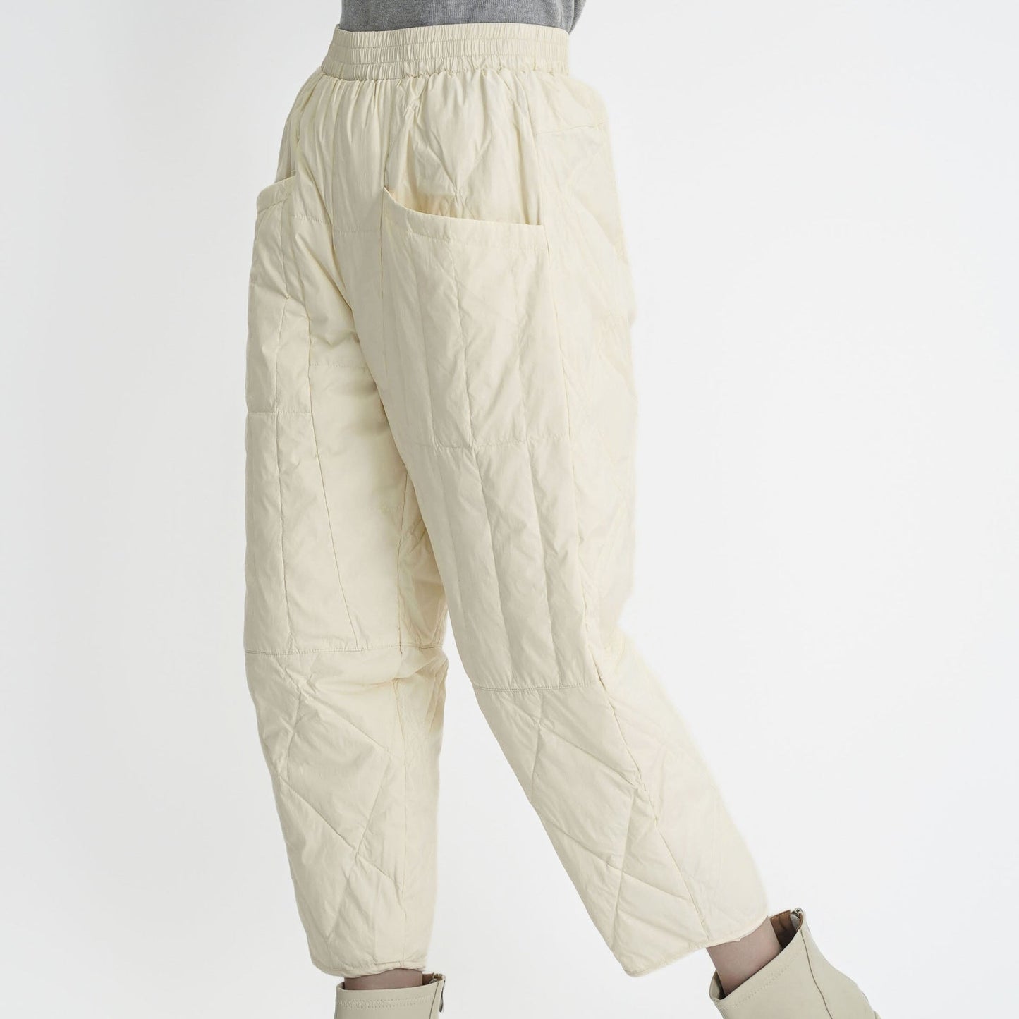 Pantalon de Loisirs Femme – Doublé et Confortable avec Taille Élastique et Poches