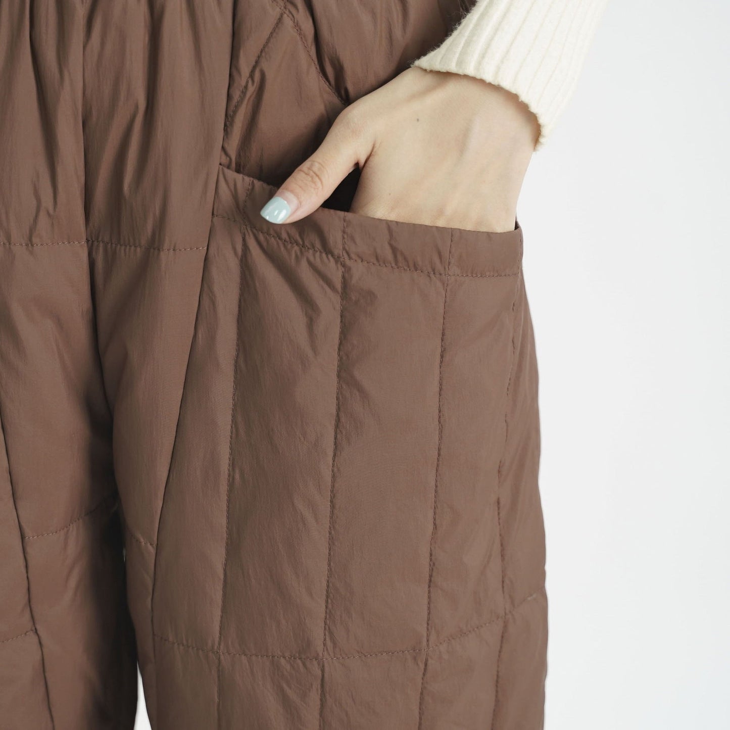 Pantalon de Loisirs Femme – Doublé et Confortable avec Taille Élastique et Poches