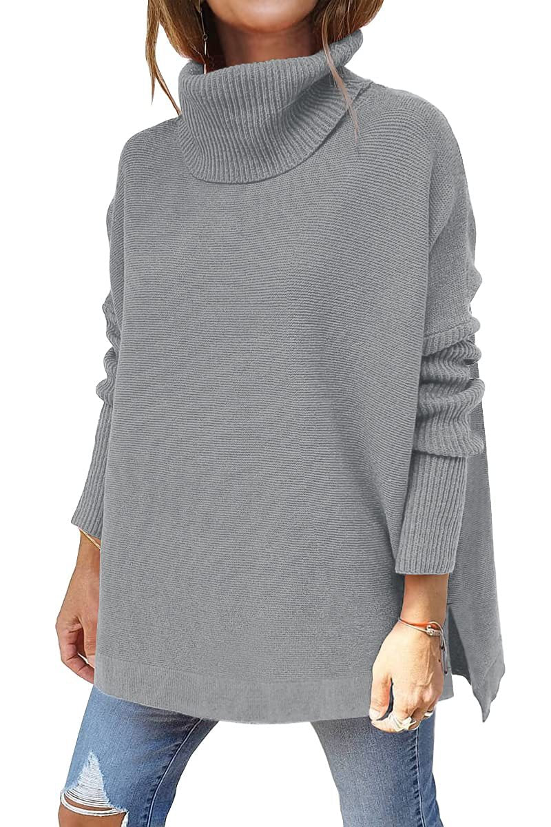 Pull Col Roulé Oversized Femme | Douceur Luxueuse et Confort Élégant
