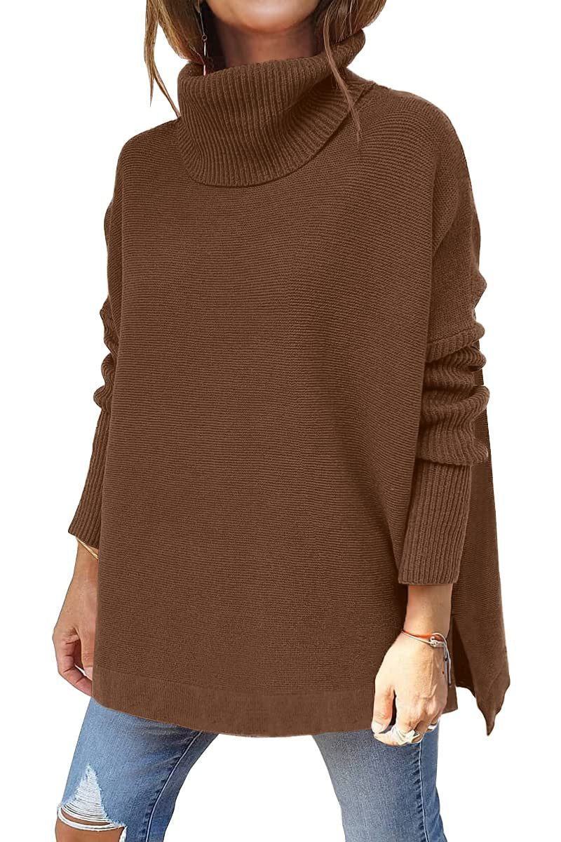 Pull Col Roulé Oversized Femme | Douceur Luxueuse et Confort Élégant
