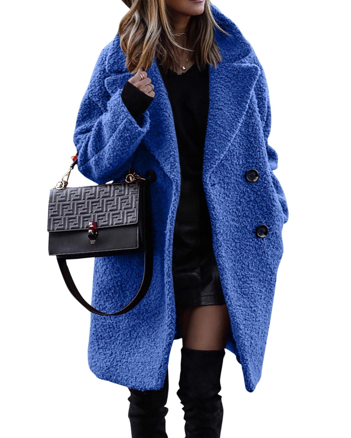 Bouclé Manteau Femme | Élégance Urbaine et Chaleur Confortable