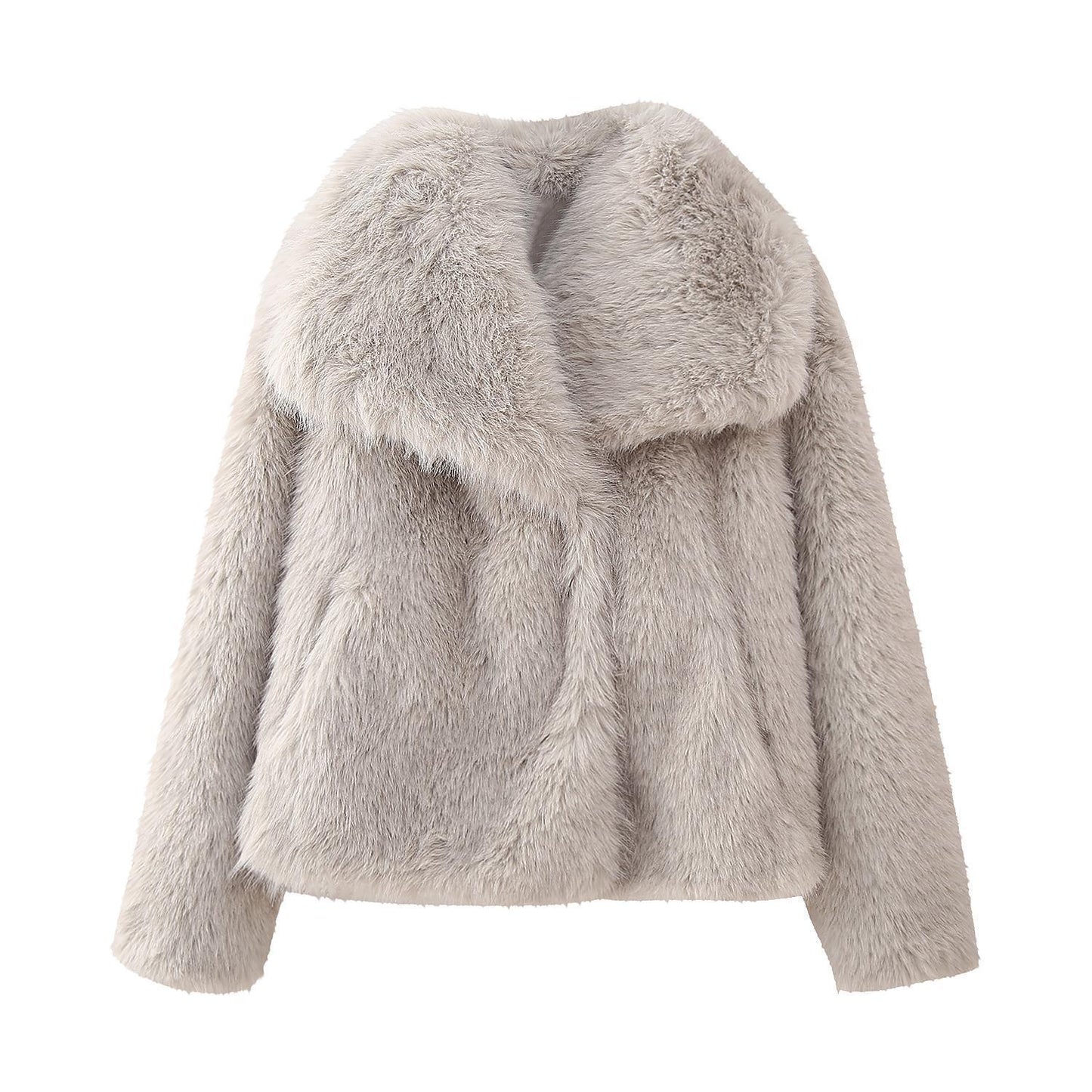 Élodine | Manteau Femme Fourrure Synthétique Luxe Hiver Chaud