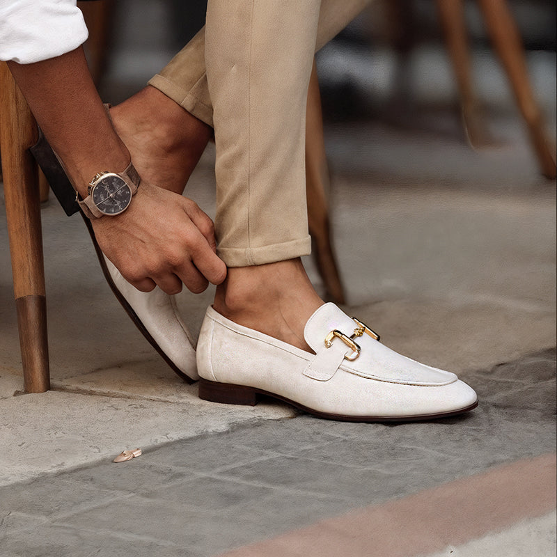 Loafers élégants pour homme et femme avec boucle raffinée — style chic & polyvalent