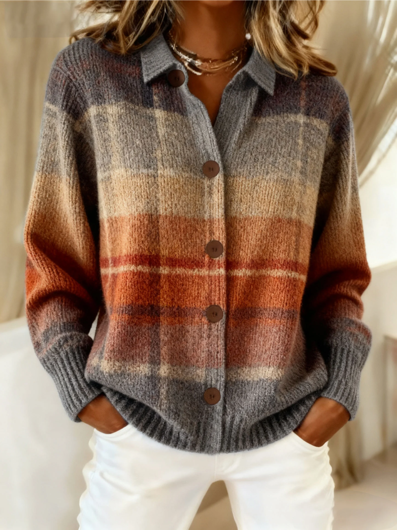 Chemise en flanelle femme | Chemise chaude à carreaux intemporels pour les journées fraîches