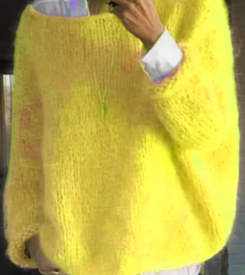 Nadine | Pull Femme Oversize Tricot Uni Confortable et Tendance