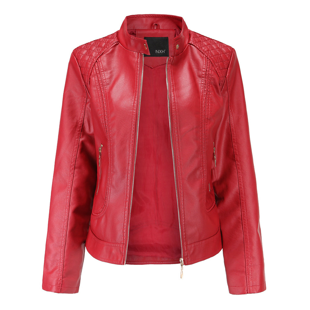 Veste femme | Veste à col montant et fermeture zippée pour les journées fraîches