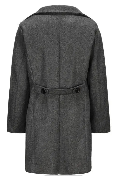 Nicolien | Manteau Homme Long Élégant et Moderne à Double Boutonnage