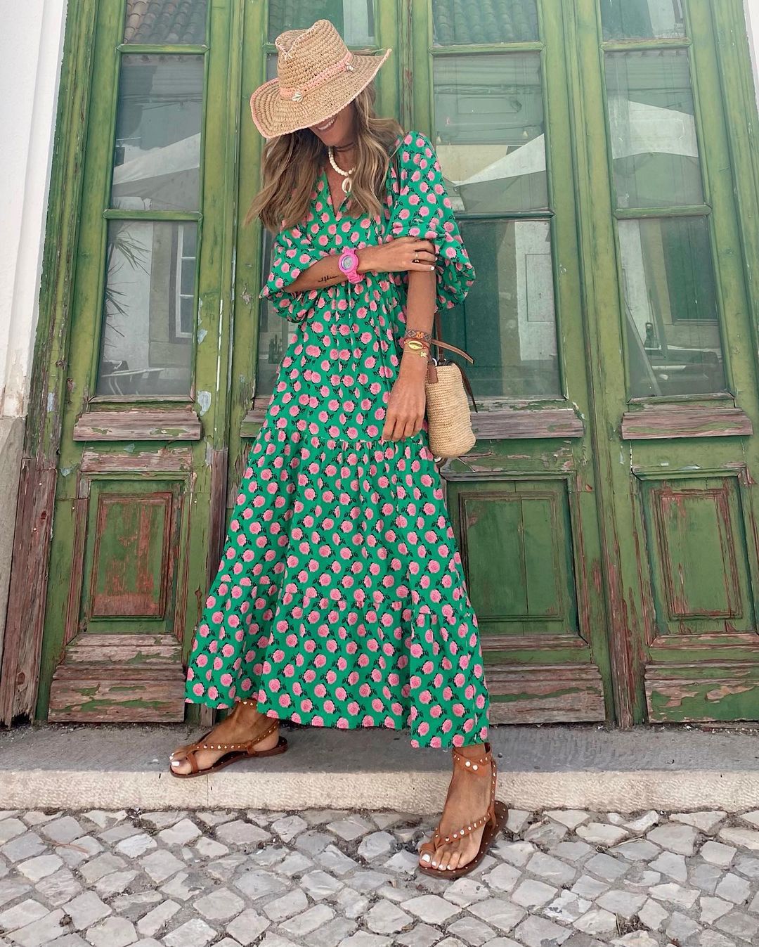 Robe Maxi Élégante – Style Intemporel & Silhouette Fluide