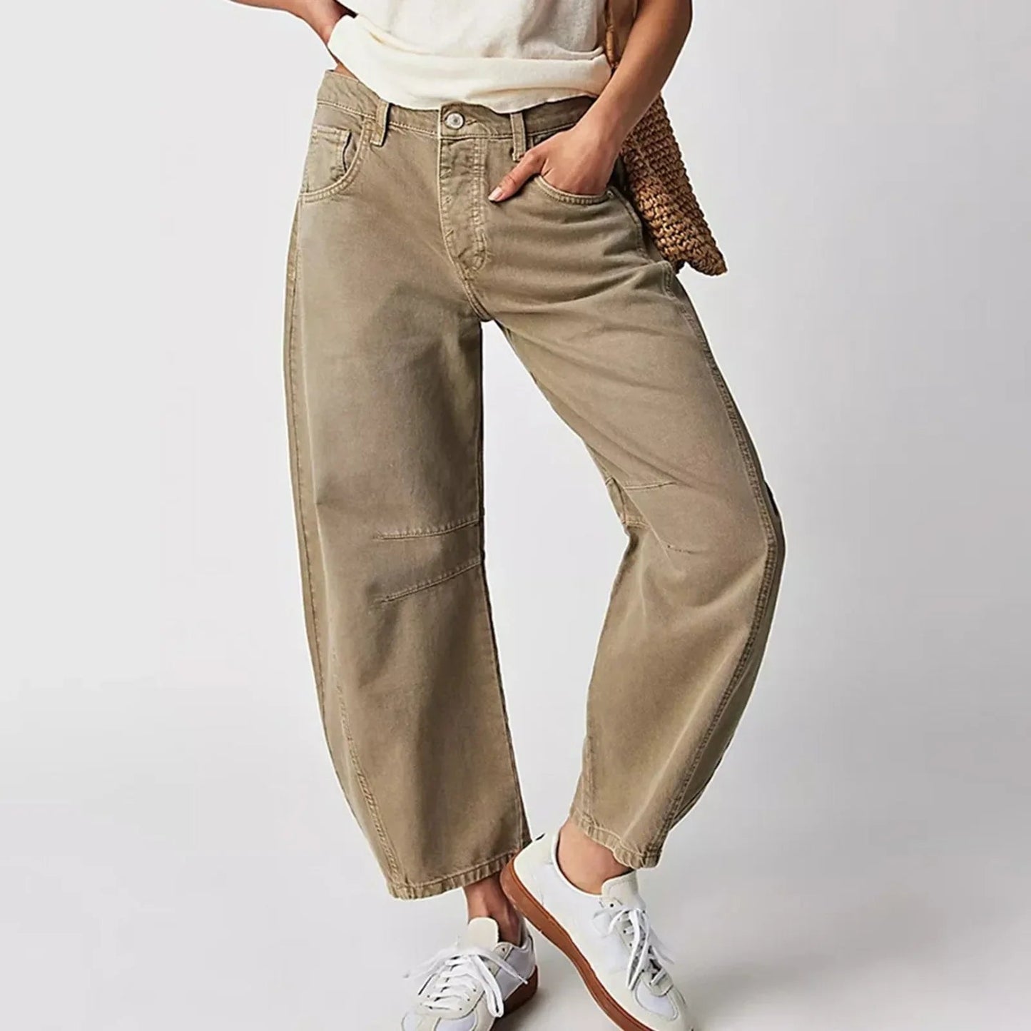 Jeans Femme Coupe Large | Style Décontracté et Confortable