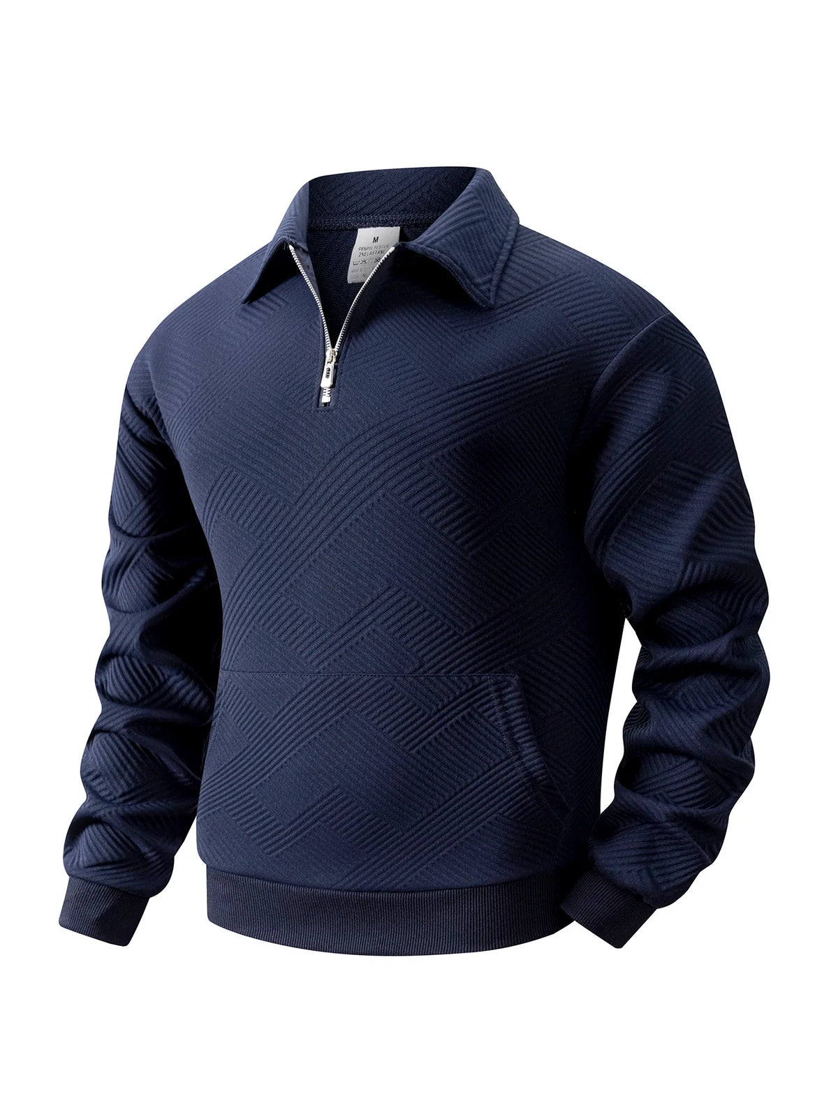 Pull Homme Col Montant Zip Court | Trui Casual Confortable et Moderne pour Tous les Jours