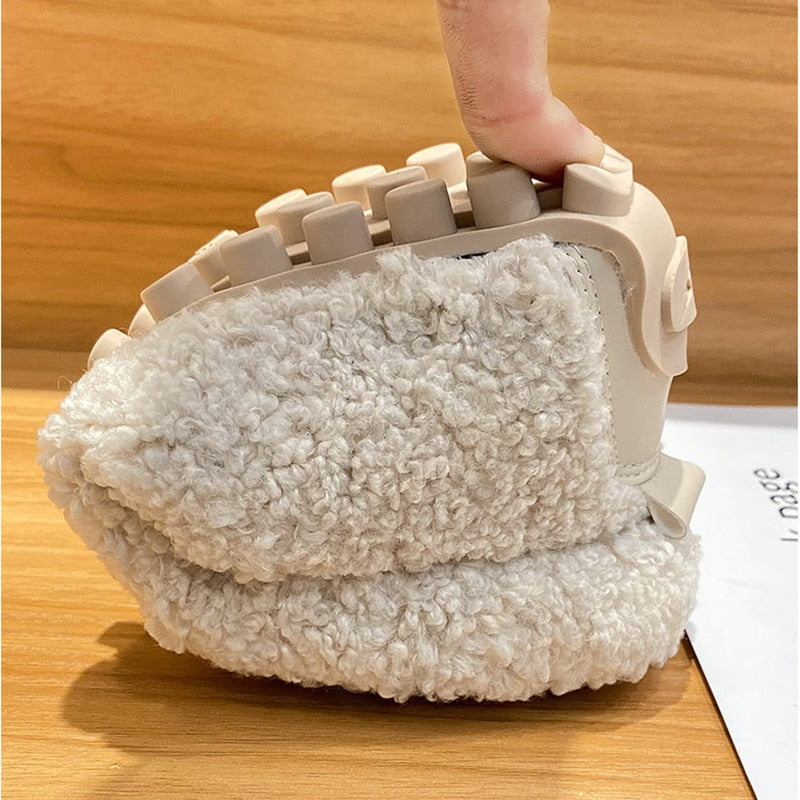 Rosalie | Mocassins Confortables en Peluche pour Femme