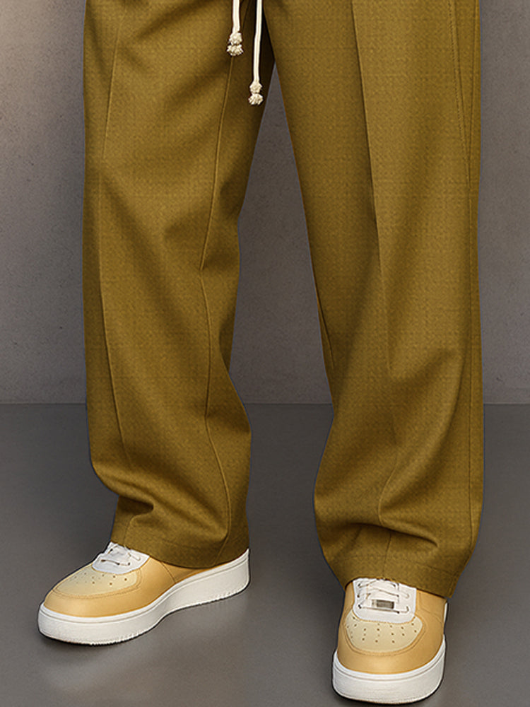 Pantalon Large Homme | Taille Élastique avec Cordon