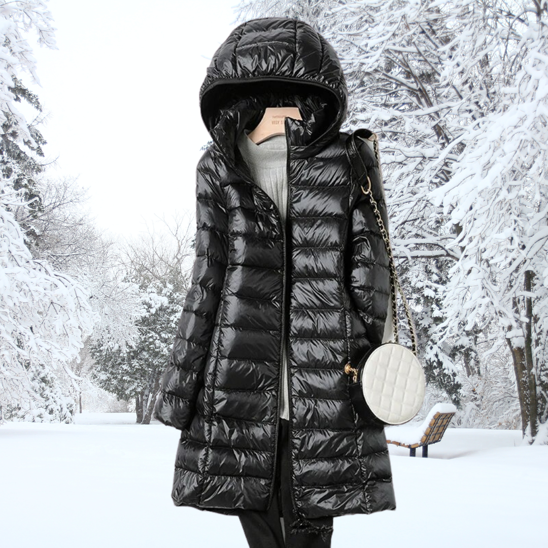 Manteau d’Hiver Femme | Matelassé avec Capuche Chauffante