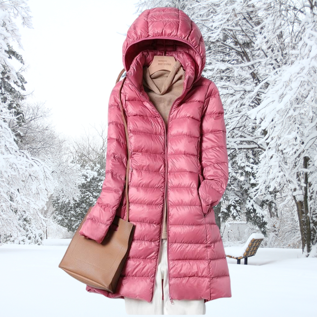 Manteau d’Hiver Femme | Matelassé avec Capuche Chauffante