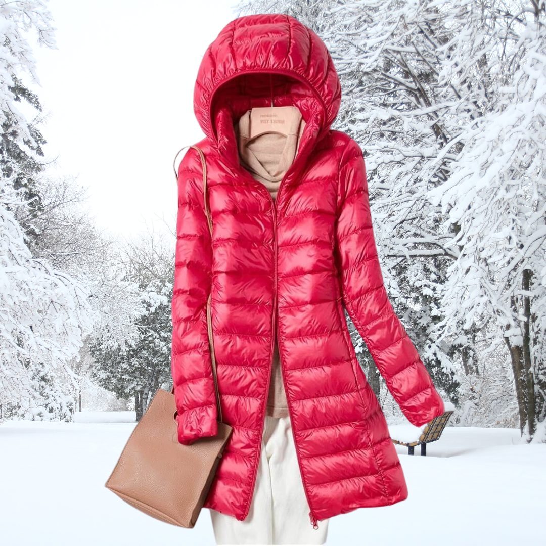 Manteau d’Hiver Femme | Matelassé avec Capuche Chauffante