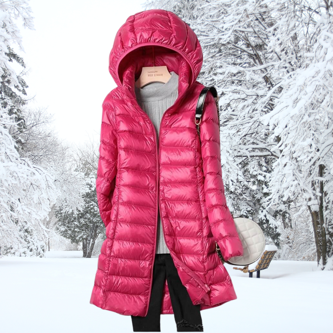 Manteau d’Hiver Femme | Matelassé avec Capuche Chauffante