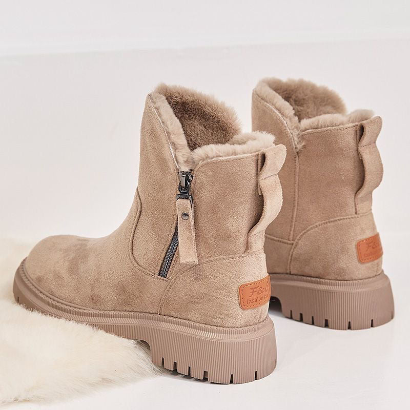 Bernadette | Bottes de Neige Femme Élégantes et Doublées en Polaire pour Hiver